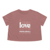 Love Love Love Pickleball Cropped Tee • Women's